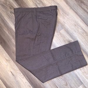 Black Brown wool slacks